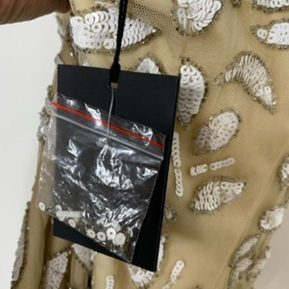 X by NBD Madeline Sequin Beaded Dress Womens New Size 0 - Picture 14 of 16